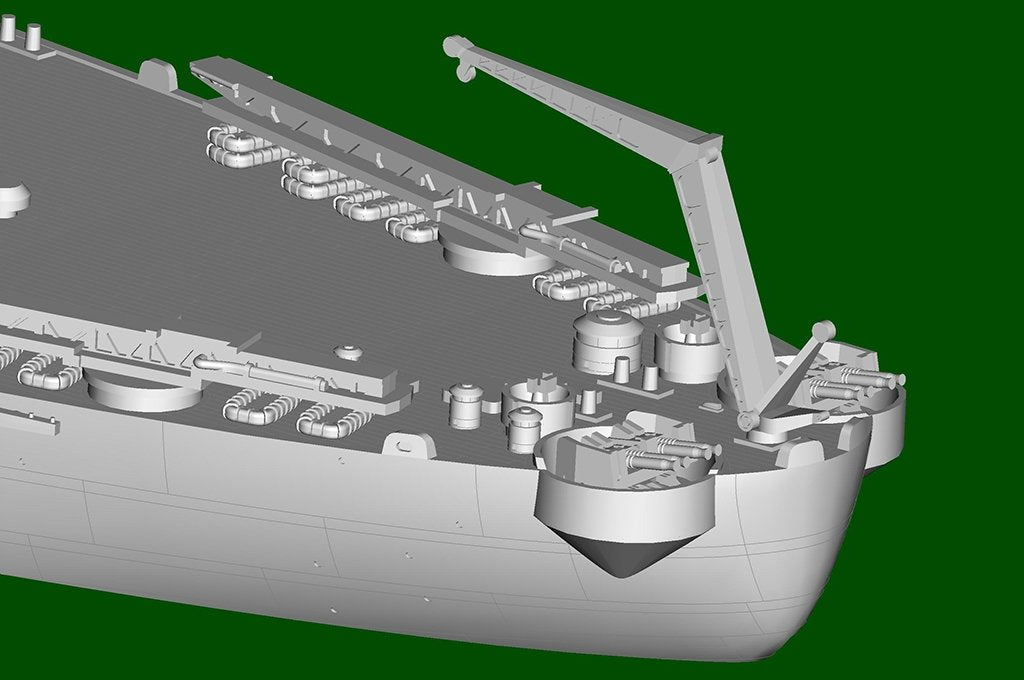 Maquette Trumpeter 06748 Cuirassé USS Missouri BB-63 1/700 – image 6