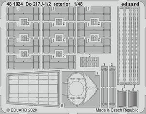 Eduard BIG49266 Pour 217J-1/2 1/48 ICM – immagine 3