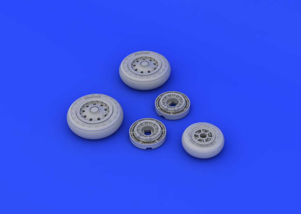 Roues de train d&amp;#39;atterrissage Eduard 648176 F-104, échelle 1/48 (Hasegawa) – image 5