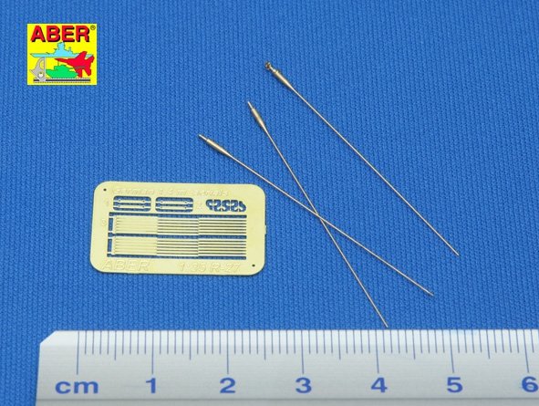 Antennes allemandes Aber R-27 de 1,4 m (lot de 3 pièces) (1/35) – image 2