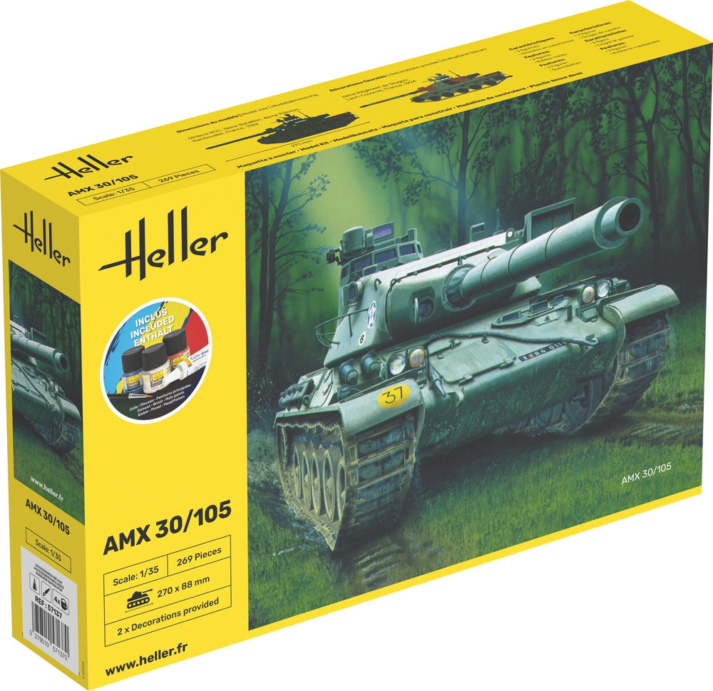 Heller 57137 Kit de démarrage - AMX 30/105 1/35