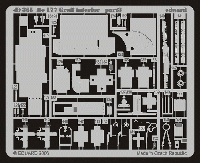 Eduard 49365 He 177 Greif intérieur 1/48 CMK / MPM  – immagine 2