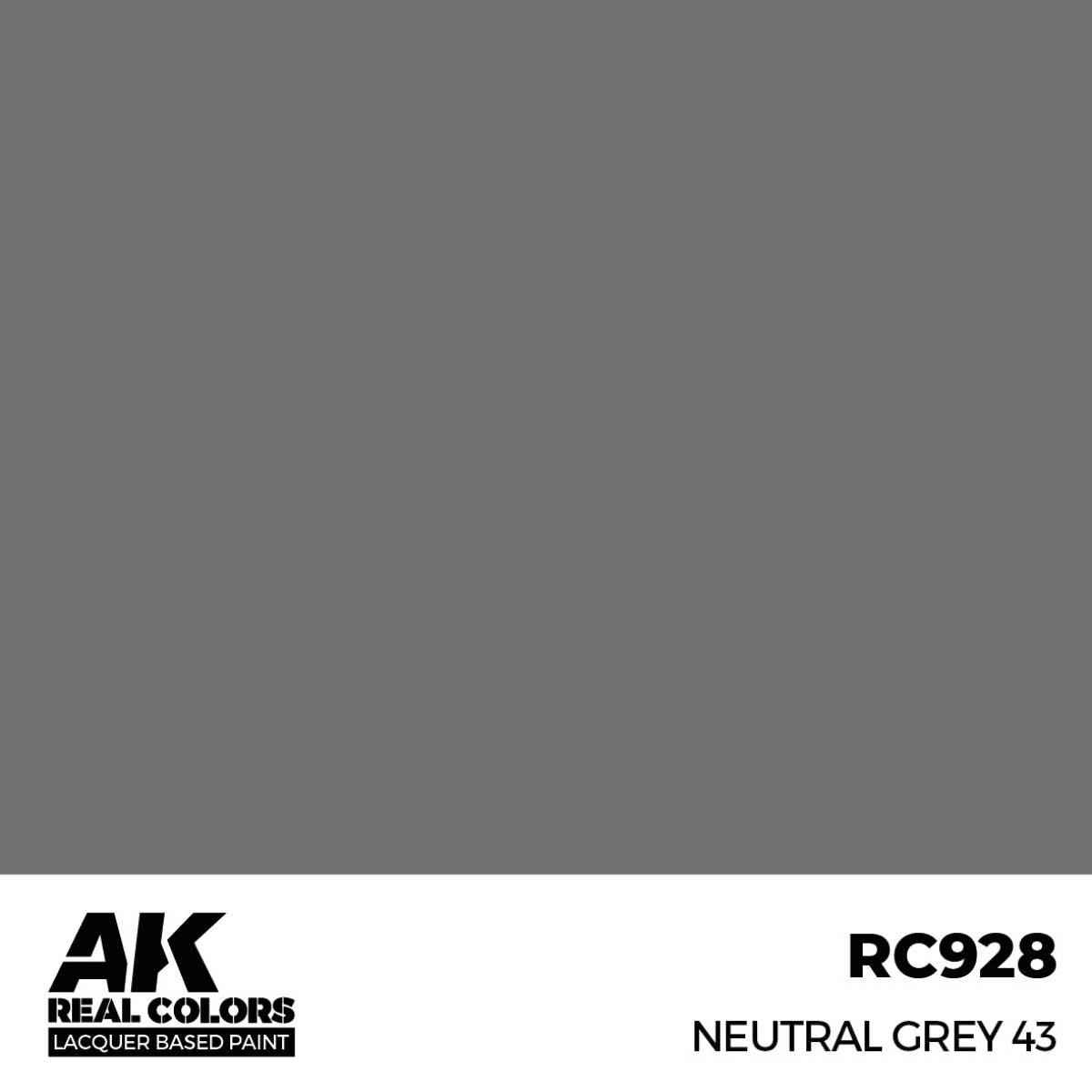 AK Interactive RC928 Gris neutre 43 17 ml