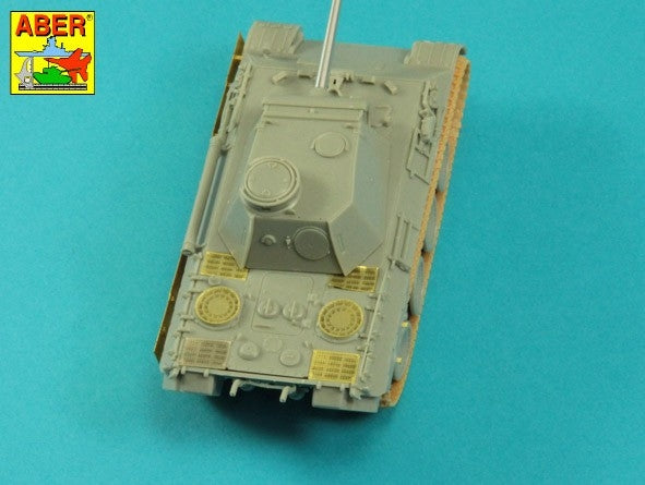 Aber 72A16 Siatki do niemieckiego czołgu Panther, Ausf.A/D / PzKpfw. V, Ausf.A/D, Panther - Grilles 1/72 – zdjęcie 6