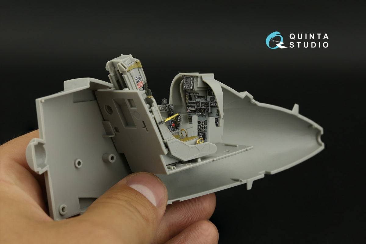 Intérieur imprimé en 3D et coloré sur papier décalcomanie Quinta Studio QD32193 AV-8B Harrier II (première génération) (Trumpeter) 1/32  – immagine 11