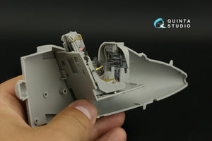 Intérieur imprimé en 3D et coloré sur papier décalcomanie Quinta Studio QD32193 AV-8B Harrier II (première génération) (Trumpeter) 1/32  – immagine 11