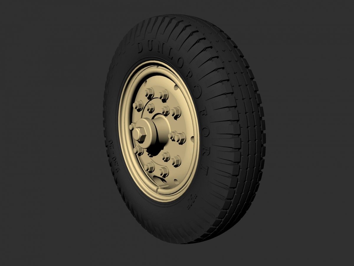 Panzer Art RE35-593 Roues de route Rolls-Royce AC (Dunlop) 1/35 – Bild 2