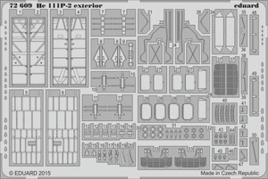 Eduard 72609 He 111P-2 extérieur 1/72 AIRFIX