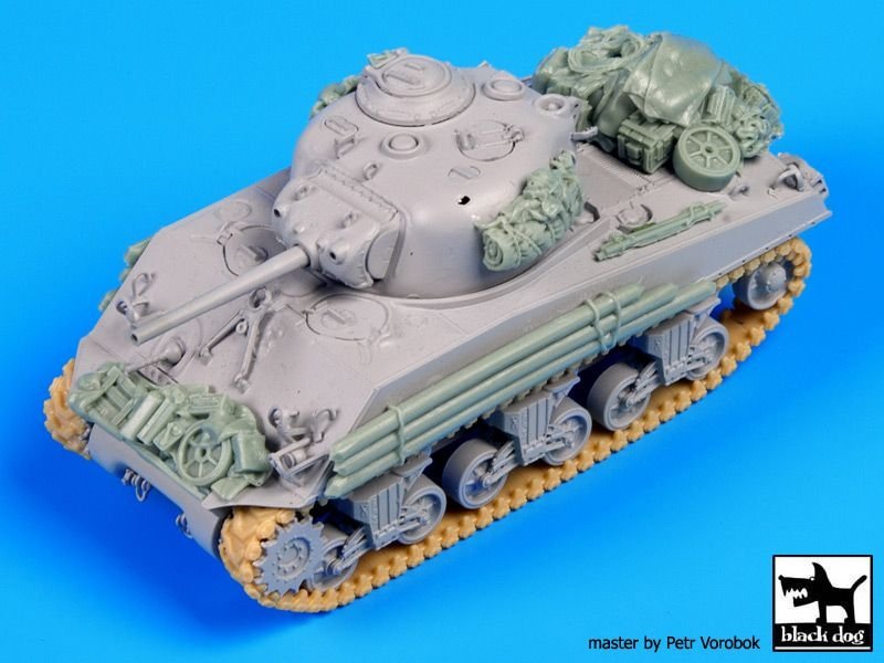 Ensemble d&amp;#39;accessoires Black Dog T72048 pour Sherman (Dragon 1/72) – image 3