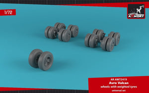 Roues AVRO Vulcan Armory Models AW72419 avec pneus lestés 1/72 – image 2