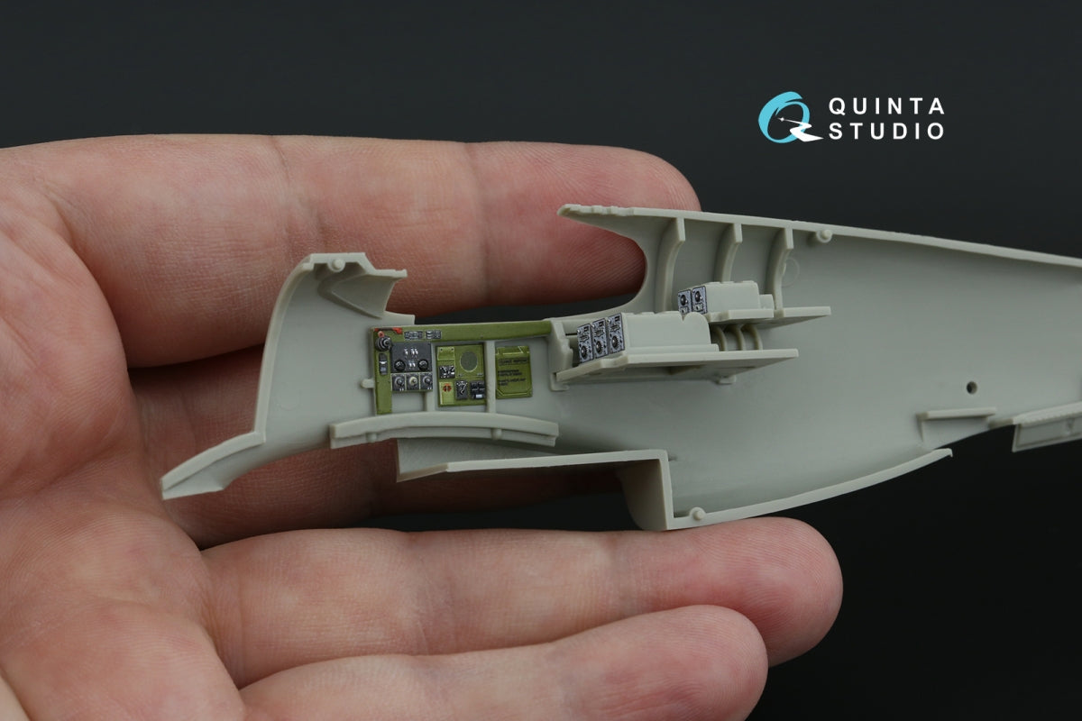 Intérieur coloré imprimé en 3D sur papier décalcomanie Quinta Studio QD48473 P-51A (Accurate Miniatures/Academy) 1/48 – immagine 12