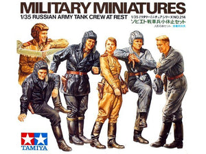 Tamiya 35214 Équipage de char de l&amp;#39;armée russe au repos (1/35)