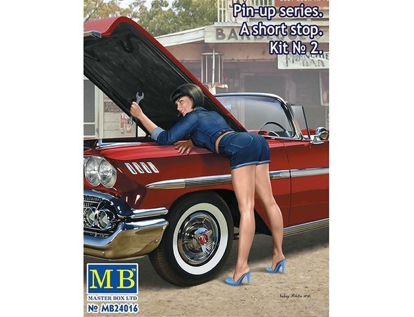 Master Box 24016 Série Pin-up. « Une courte halte ». Kit n° 2 1/24