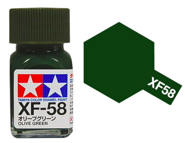 Peinture émail Tamiya XF58 Vert olive (80358) 