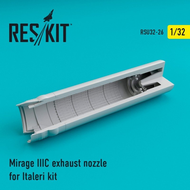 RESKIT RSU32-0026 Buse d'échappement Mirage IIIC pour maquette Italeri 1/32