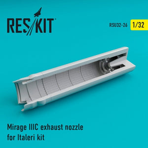 RESKIT RSU32-0026 Buse d&amp;#39;échappement Mirage IIIC pour maquette Italeri 1/32