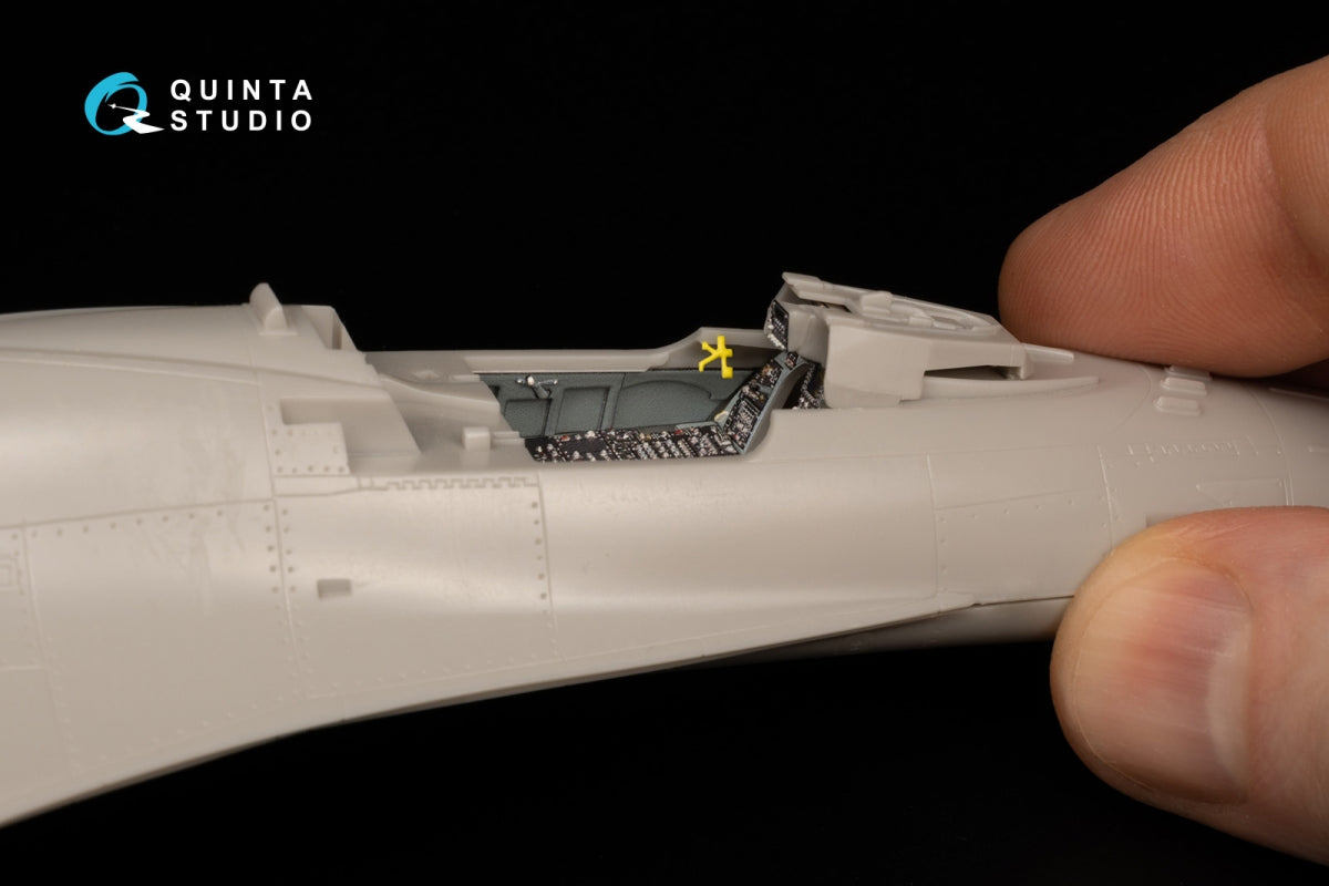 Intérieur coloré imprimé en 3D sur papier décalcomanie Quinta Studio QDS-48012 Mitsubishi F-2A (Hasegawa) (petite version) 1/48 – image 8