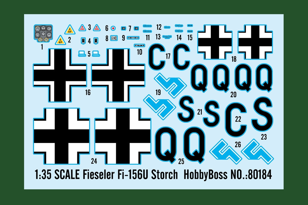 Hobby Boss 80184 Fieseler Fi-156U Storch 1/35 – immagine 3