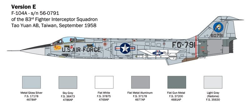 Italeri 2515 F-104 STARFIGHTER A/C 1/32  – image 2