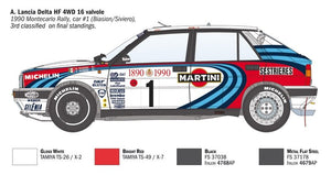 Italeri 4709 Lancia Delta HF intégrale 16v 1/12 – image 3