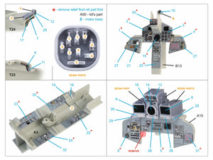 Quinta Studio QDS+48261 Tornado GR.1 Intérieur coloré imprimé en 3D sur papier décalcomanie (Revell) (petite version) (avec pièces en résine imprimées en 3D) 1/48 – image 2
