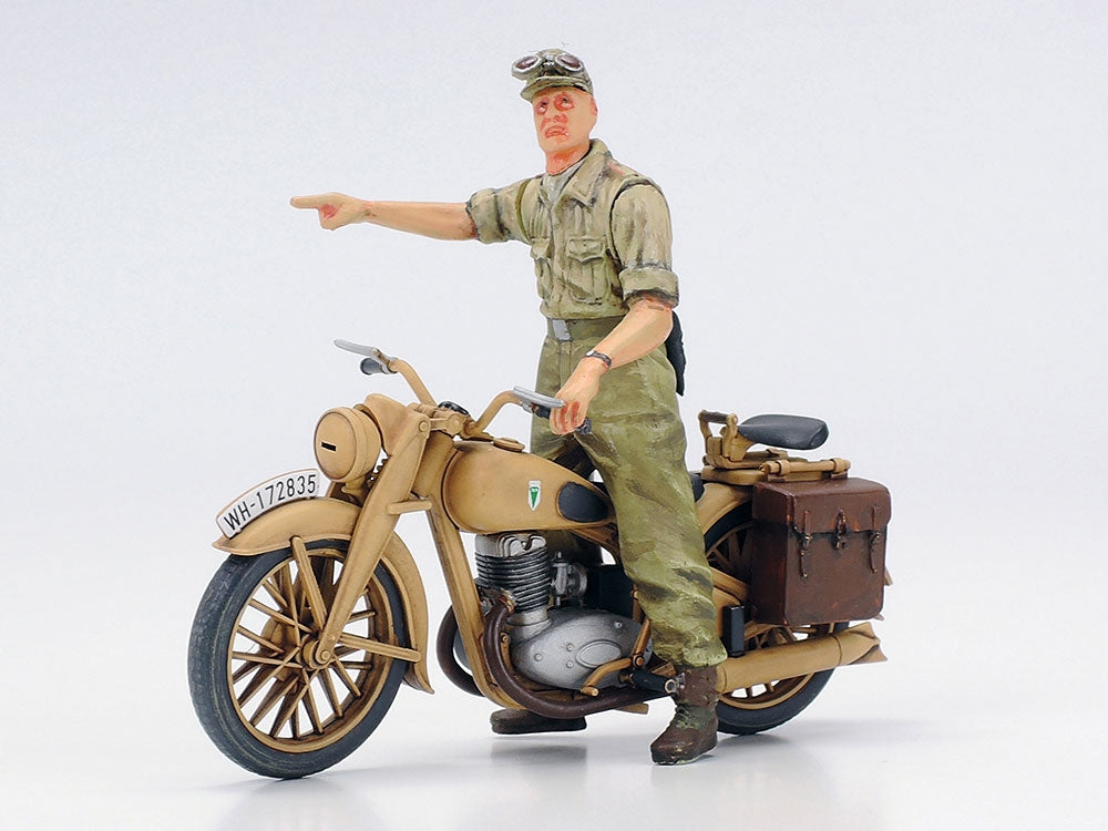Tamiya 25208 Panzerkampfwagen IV Ausf F. &amp;amp; Moto Afrique du Nord 1/35 – immagine 6