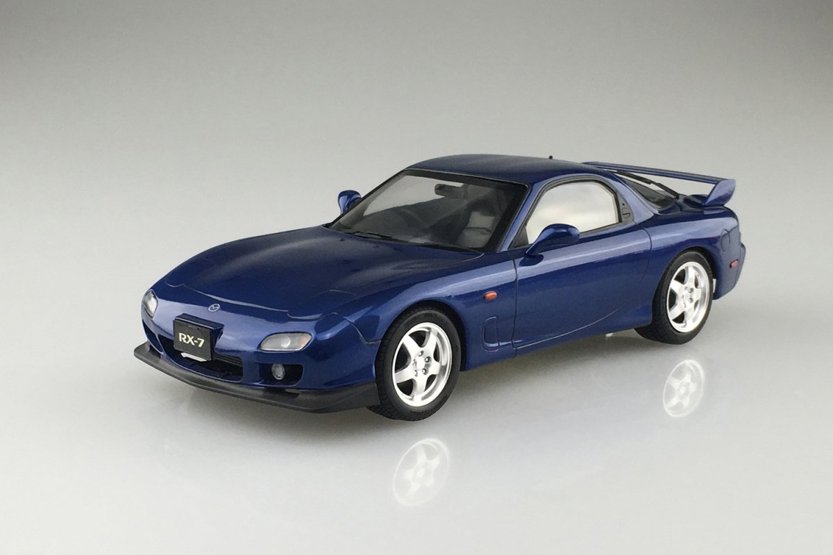 Aoshima 05498 MAZDA FD3S RX-7 &amp;#39;99 (Bleu Innocent Mica) 1/24 – image 2