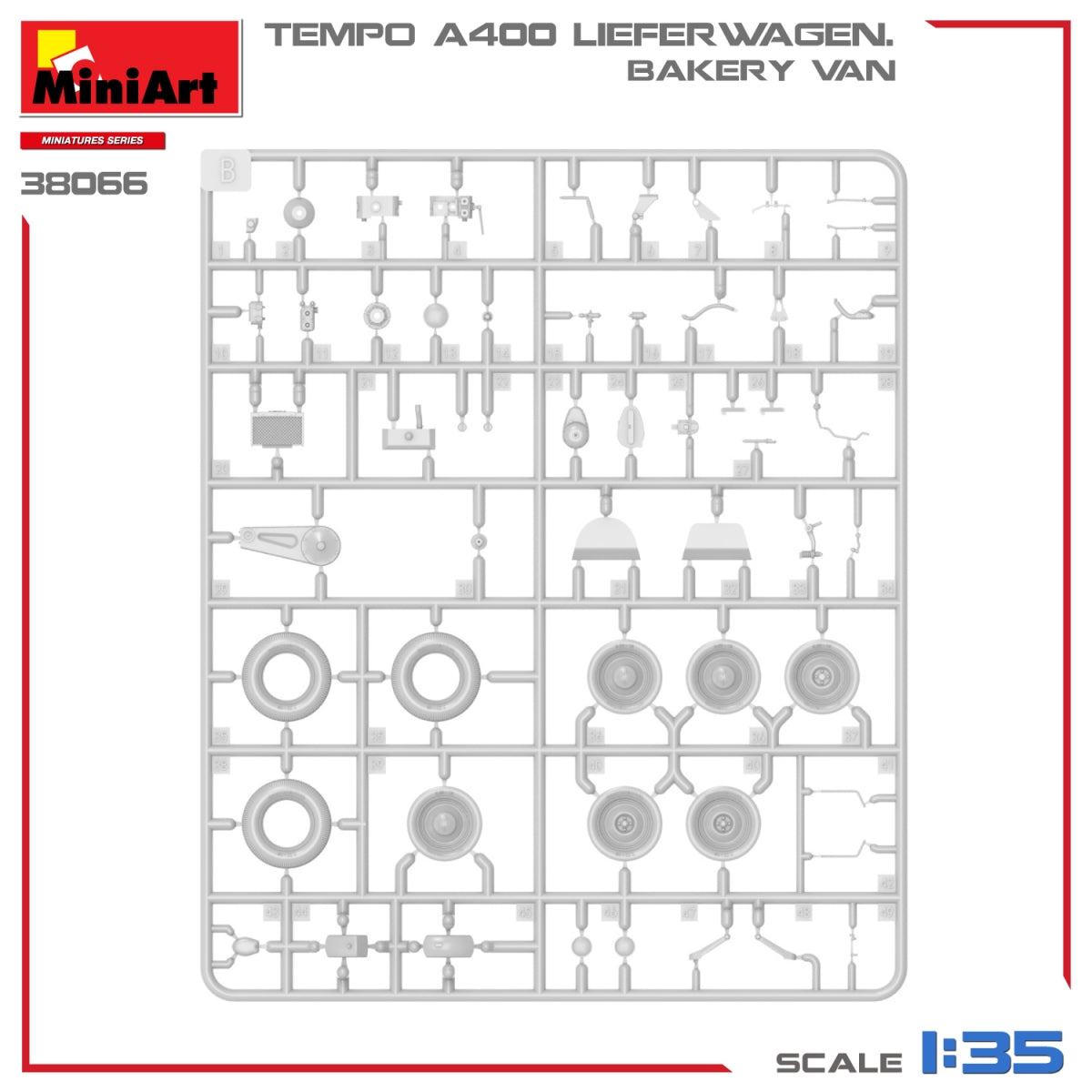 MiniArt 38066 TEMPO A400 LIEFERWAGEN. FOURgon BOULANGERIE 1/35 – image 10