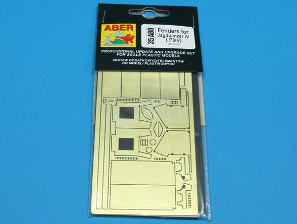 Aber 35A080 Garde-boue pour Jagdpanzer IV L/70(V) (1/35) – image 3