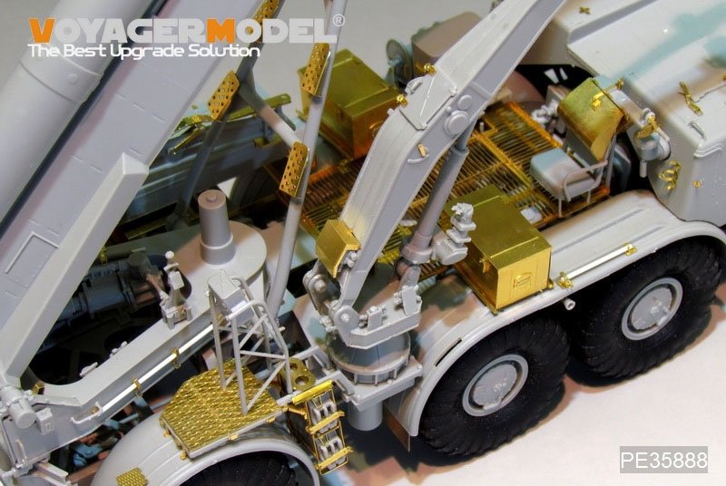 Modèle Voyager PE35888 TEL russe moderne 9P113 avec roquette 9M21, base pour TRUMPETER 1/35 – imagen 12