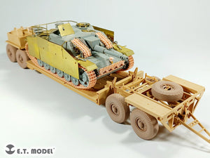 ET Model P35-123 Transporteur de chars allemand Sd.Ah.116 de la Seconde Guerre mondiale, roues affaissées, pour maquette TAMIYA au 1/35 – image 7