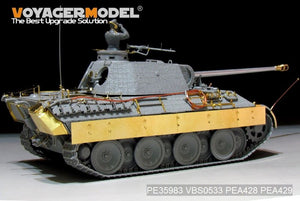 Maquette Voyager PE35983 Char Panther D allemand de la Seconde Guerre mondiale, version tardive de base, pour TAKOM 2104, échelle 1/35 – immagine 5