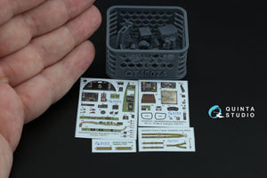 Intérieur imprimé en 3D et coloré sur papier décalcomanie (Tamiya) (avec pièces en résine imprimées en 3D) Quinta Studio QD+48556 Bristol Beaufighter TF.Mk.X, échelle 1/48 – Bild 3