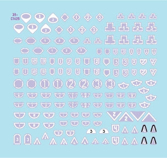 Star Decals 35-C1425 Marquages ​​génériques IDF 1. Insignes de brigade/unité israéliens pour chars et véhicules blindés 1/35  – image 2