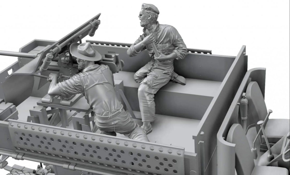 Camion Thunder Model 35312 LRDG CMP F30 avec canon Bofors MKI 37 mm Ordnance - Édition limitée bonus 1/35 – imagen 9