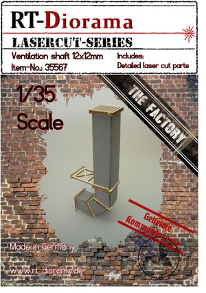 RT-Diorama 35567 Conduit de ventilation 12x12mm 1/35