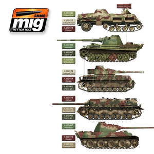 Munitions Mig 7101, couleurs allemandes de fin de guerre, lot de 6 x 17 ml – image 2