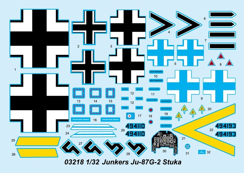 Trumpeter 03218 Junkers Ju 87G-2 Stuka 1/32 – immagine 5