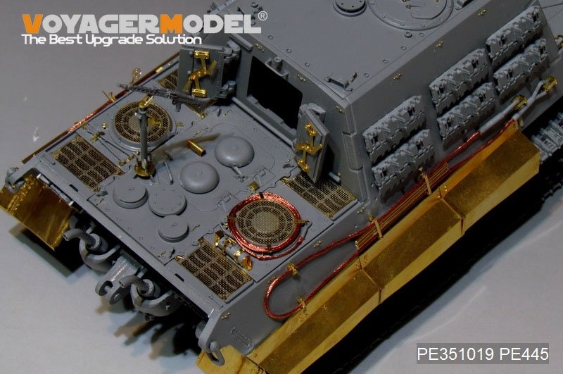 Maquette Voyager PE351019 Jagdtiger allemand de la Seconde Guerre mondiale (modèle de base) pour TAKOM 8001 au 1/35  – immagine 13