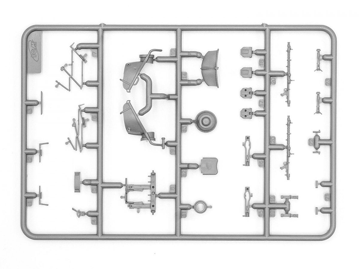 ICM 35503 sEPkw Kfz.70 avec Zwillingssockel 36 Véhicule militaire allemand de la Seconde Guerre mondiale 1/35 – immagine 13