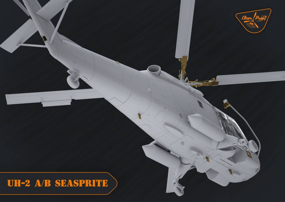 Hélice transparente ! Kit avancé CP72002 UH-2 A/B Seasprite ADVANCED au 1/72 – immagine 8