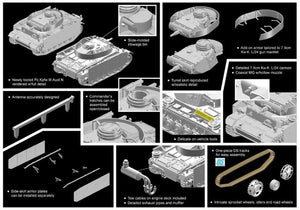 Dragon 7407 Pz.Kpfw.III Ausf.N avec armure à jupe latérale (1/72) – Bild 2