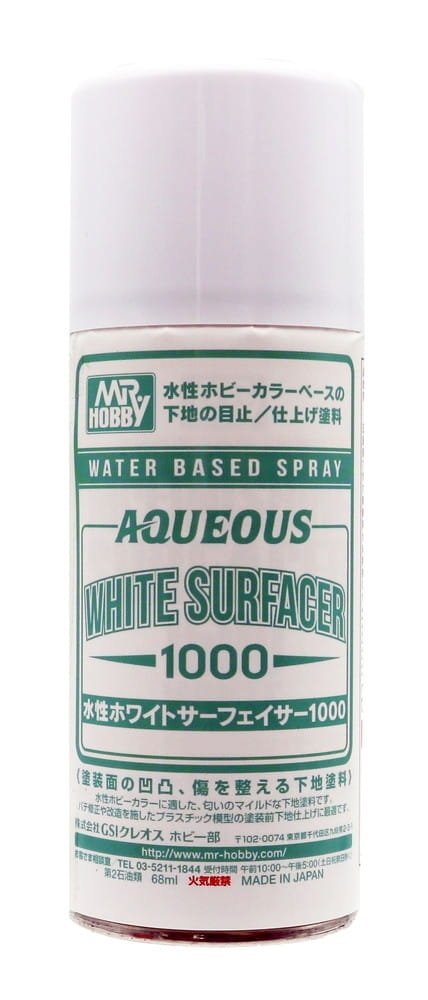 Mr.Hobby B-612 Mr.Hobby Surfacer blanc aqueux 1000