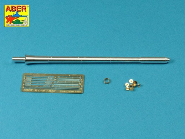Canon Aber 35L-170 de 100 mm pour char russe D-10T T-55AM ; T-55 AMV ou T-55 Merida (1/35)