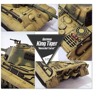 Academy 13423 King Tiger allemand, tourelle Henschel, échelle 1/72  – image 3