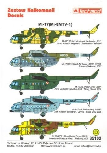 Techmod 35102 Mi-17 (Mi-8MTV-1) (1/35)  – immagine 2