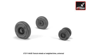 Armory Models AW72331 Roues de type ancien pour F-14A/B Tomcat avec pneus lestés 1/72 – immagine 2