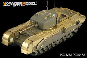 Maquette Voyager PE35252 Char d&amp;#39;infanterie britannique Churchill Mk.IV de la Seconde Guerre mondiale (modèle de base pour AFV CLUB 35154) à l&amp;#39;échelle 1/35 – image 4