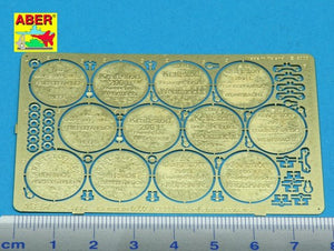 Couvercles de fûts de carburant allemands de 200 litres de la Seconde Guerre mondiale Aber 35A114 (1/35) – image 2