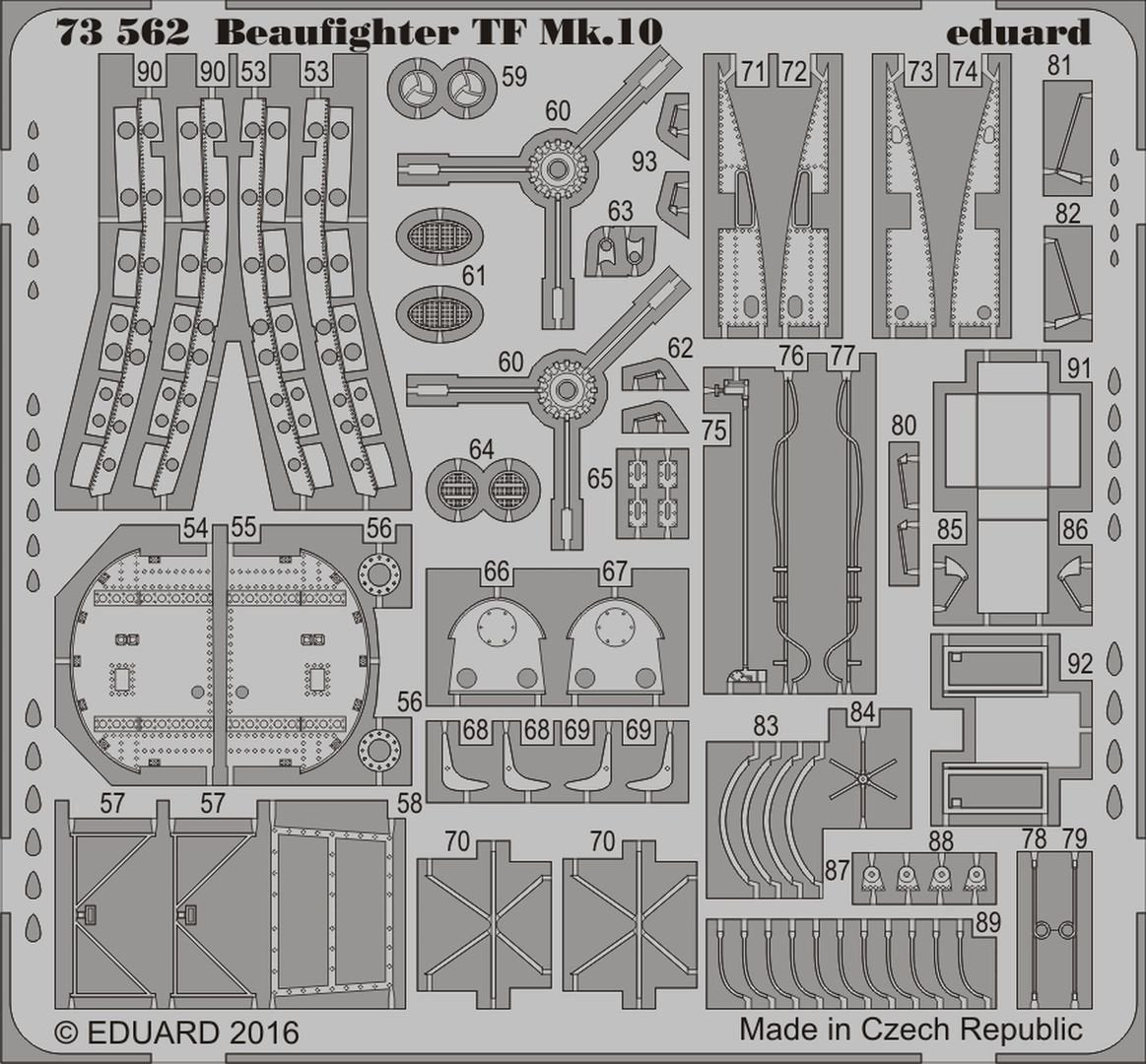 Eduard 73562 Beaufighter TF Mk.10 AIRFIX 1/72 – image 2